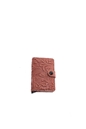 SECRID-Δερμάτινο πορτοφόλι SECRID Rose Miniwallet Ornament ροζ